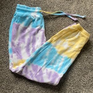 Forever 21 tye dye sweatpants